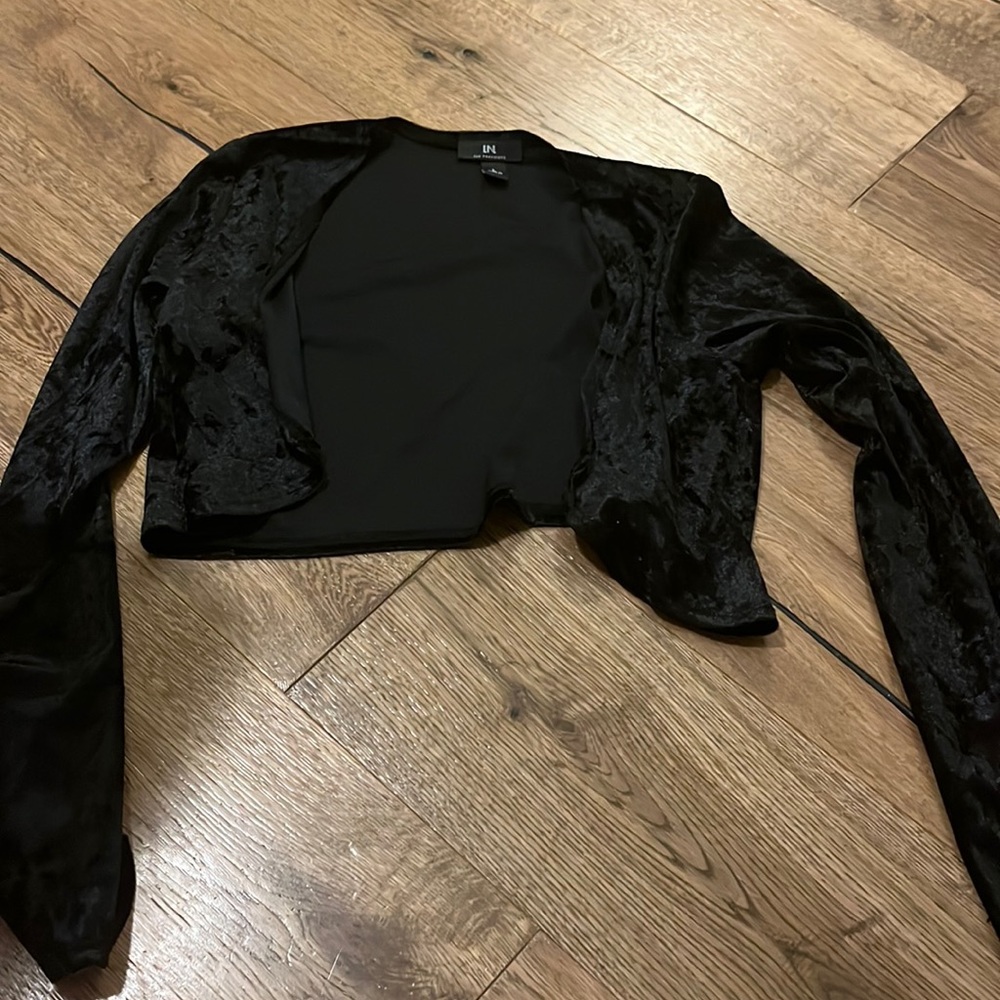 Long sleeve black cardigan